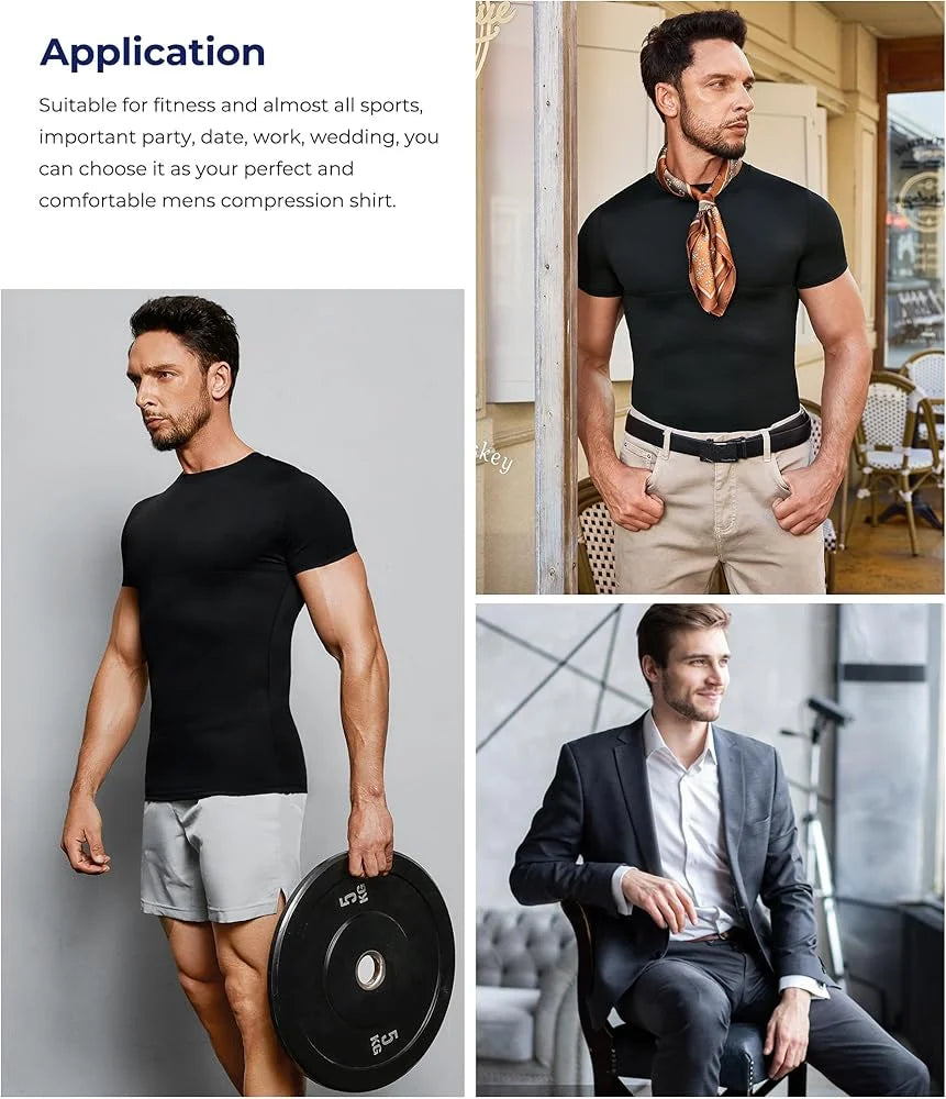 Men shapewear vest for gym lovers better fitting shirts