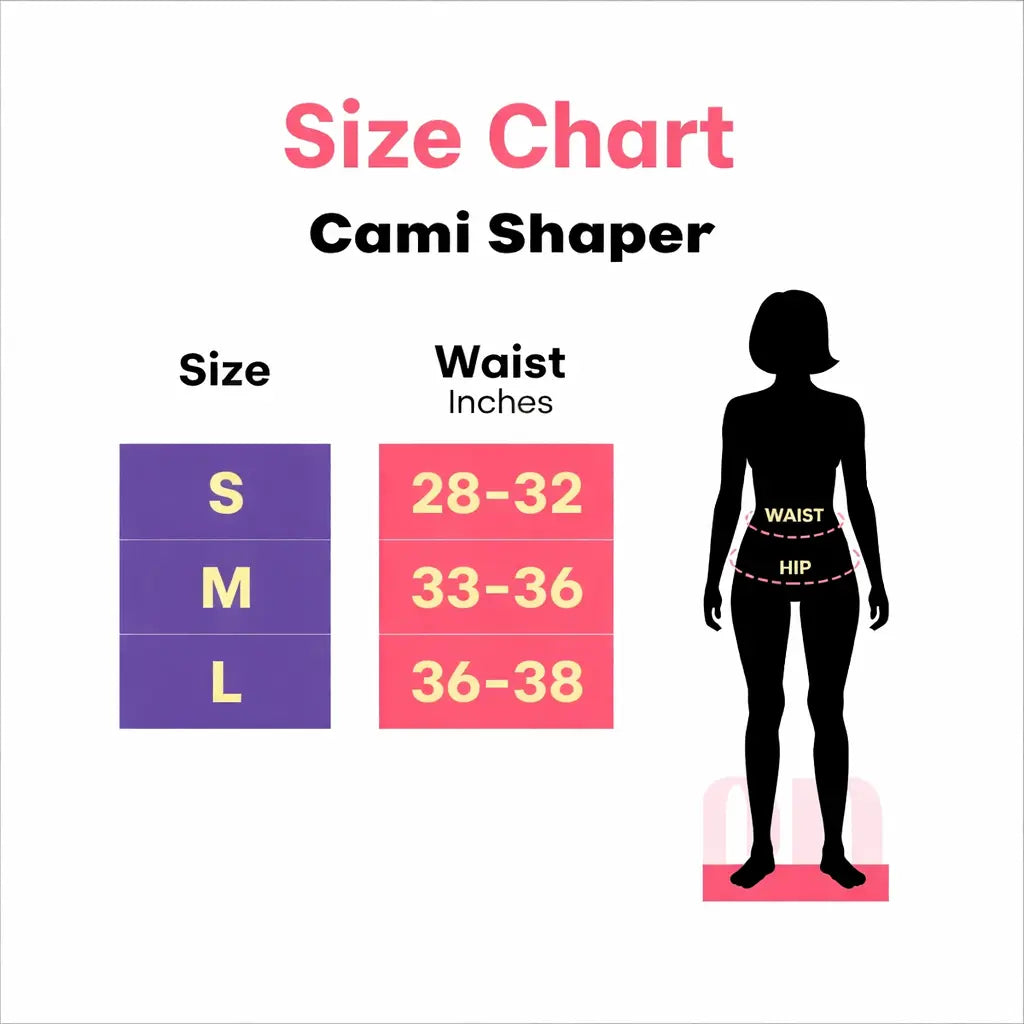 All-in-One Cami Shaper with Bra Support For Women