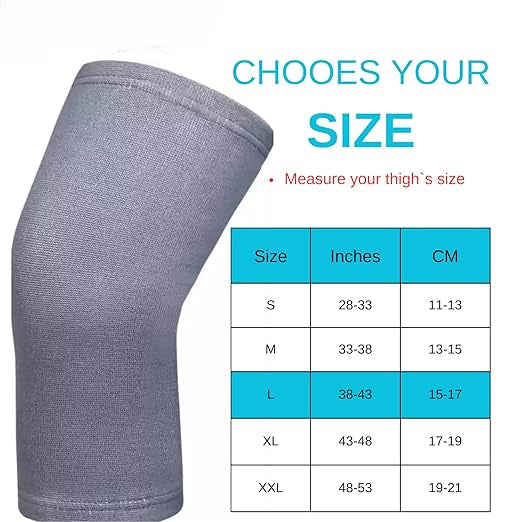 Knee Support Cap for Men & Women | Support Pain Relief During Sports, Gym, Running