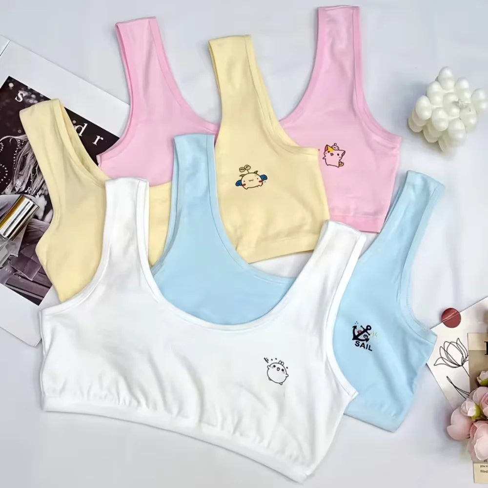 Pack Of 4 Teenage Girls Cotton Training Bra