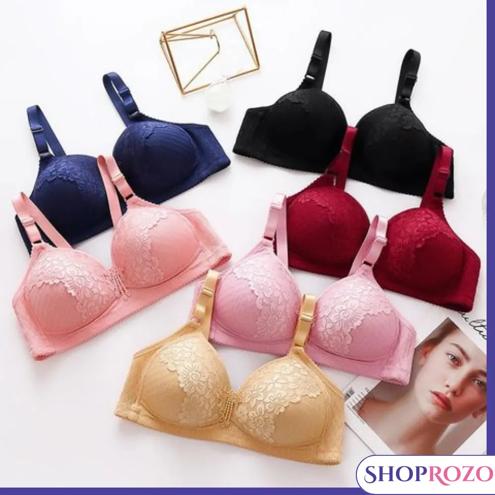 ShopRozo Bra for Women Ladies and Girls Foam Bra Random Colours and Pattern Brazier Blouse