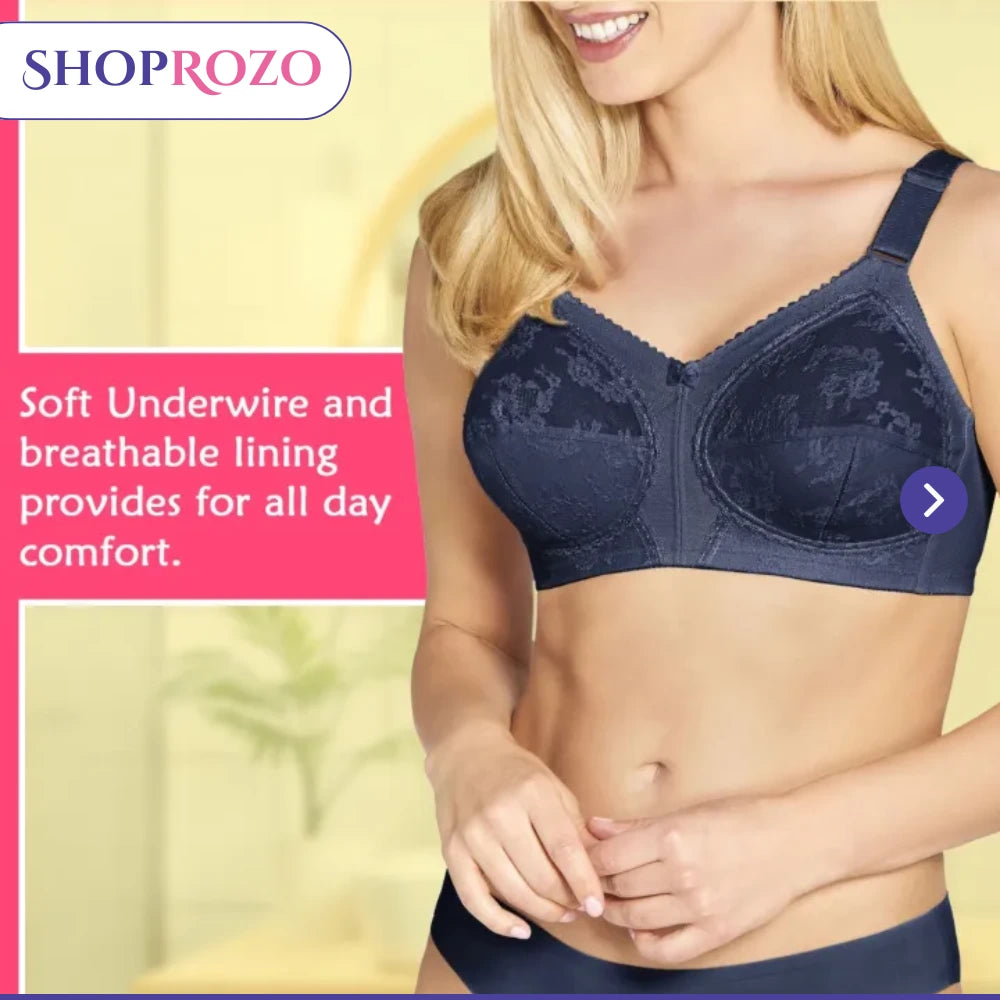 SHOPROZO Jacqueline Bra Non Wired Support Bra Women Bra  Full Coverage Full Cup
