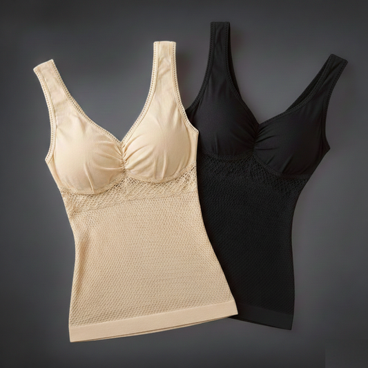 All-in-One Cami Shaper with Bra Support For Women