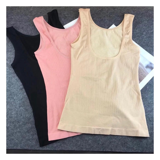 Women Fleece Body Warmer Body Inner Sleeveless Body Shaper