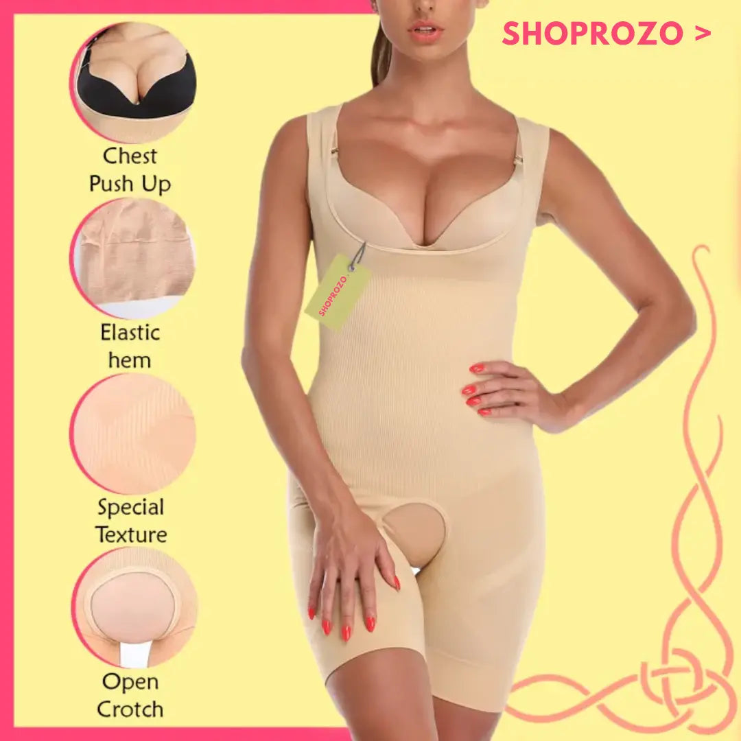 Full Body Shaper For Women - Imported 100% Original Slimming Bodysuit Full Body Shapewear