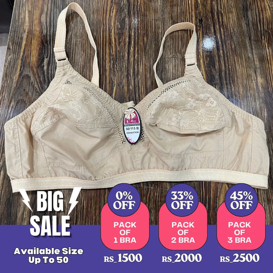 Shopping Wears Cotton Net Bra (Regular Bra)