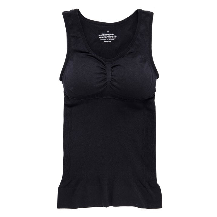 Women Tummy Control Camisole With Built In Bra |  Breathable & Stretchable