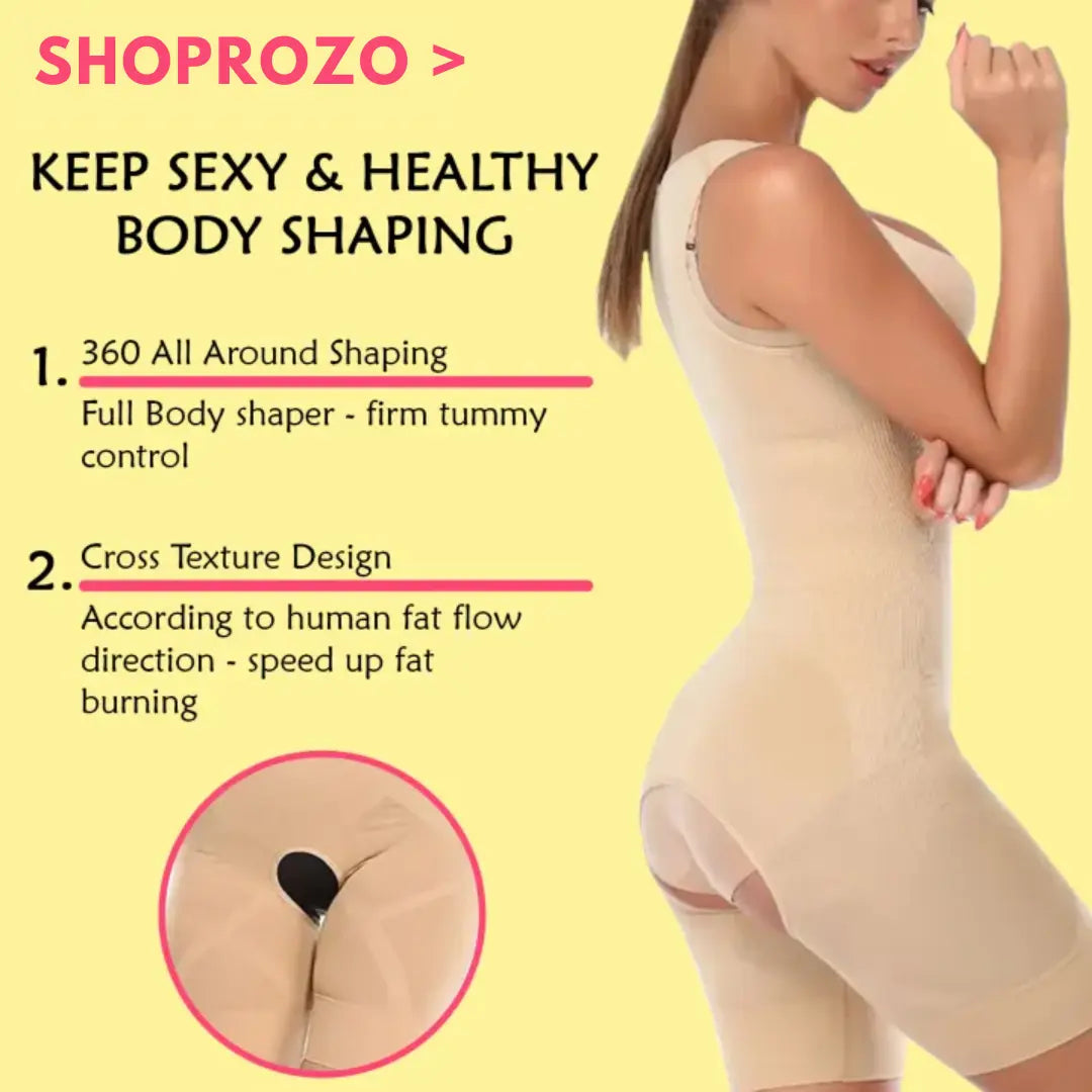 Full Body Shaper For Women - Imported 100% Original Slimming Bodysuit Full Body Shapewear