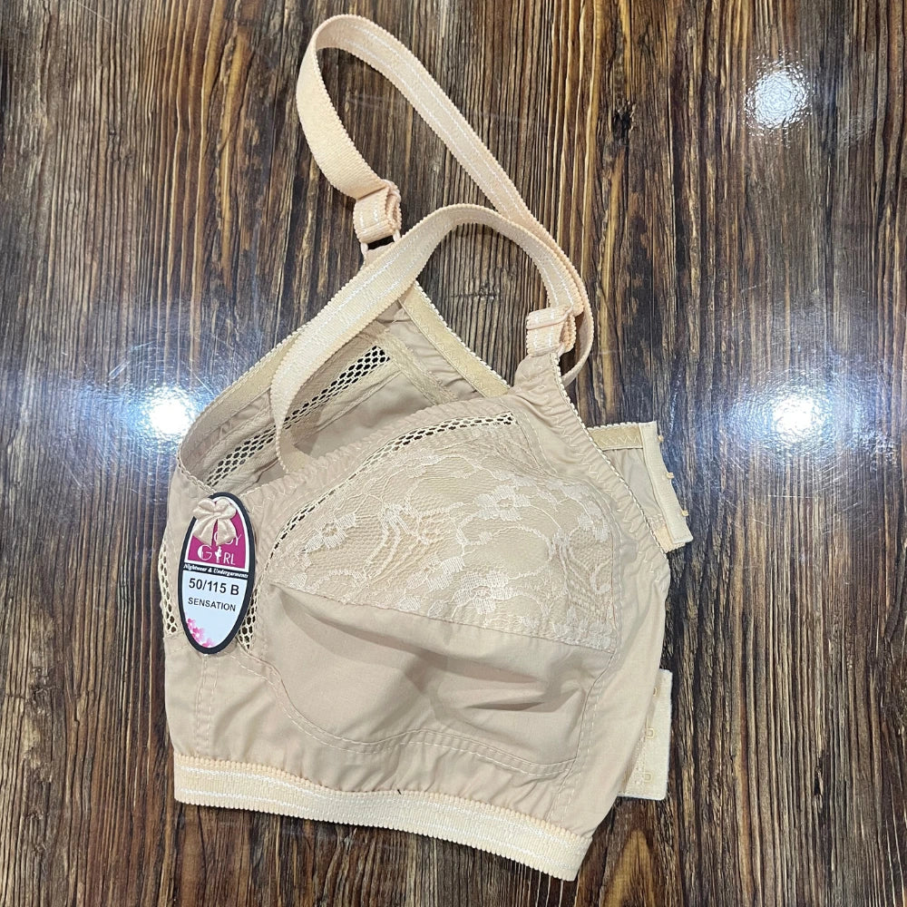 Shoprozo Cotton Net Bra (Regular Bra)