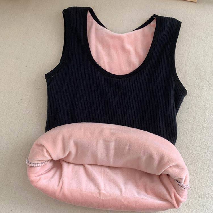 Women Fleece Body Warmer Body Inner Sleeveless Body Shaper