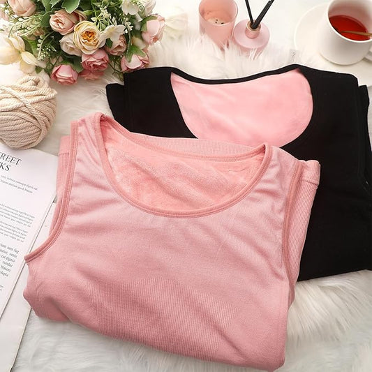 Women Fleece Body Warmer Body Inner Sleeveless Body Shaper