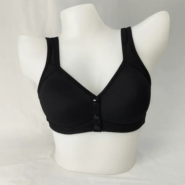 Padded Front-Open Comfort Bra – Soft, Non-Wired, Easy Wearing