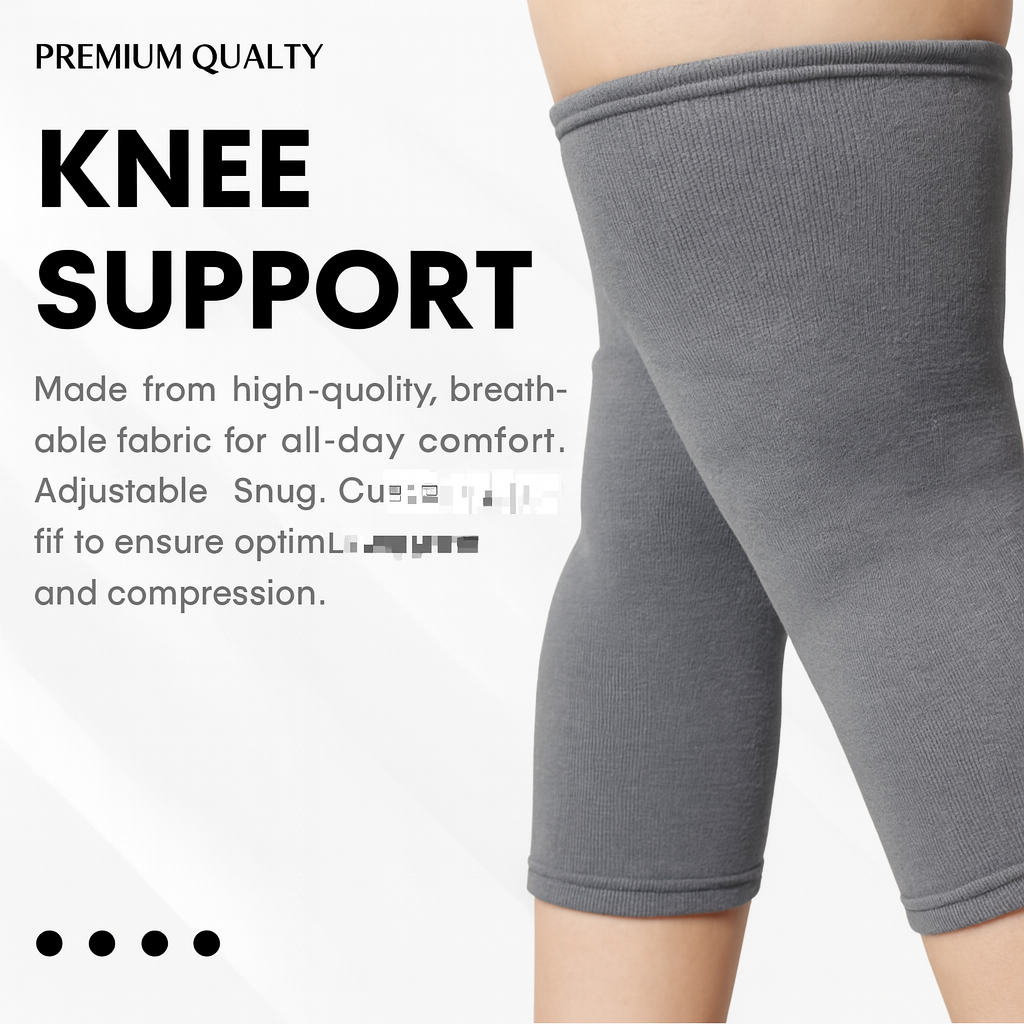 Knee Support Cap for Men & Women | Support Pain Relief During Sports, Gym, Running