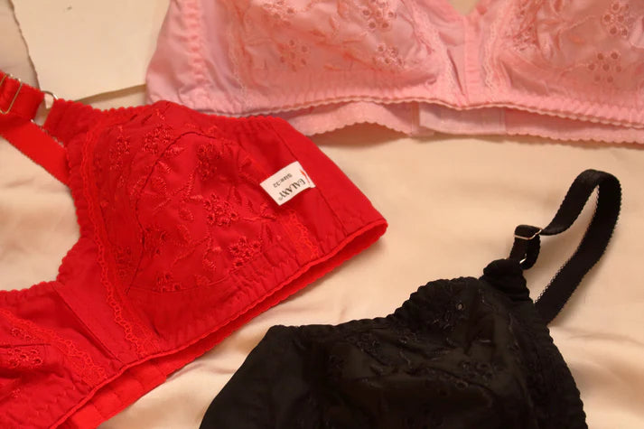 Pack OF 4 Chiken Molaii Cotton Bra