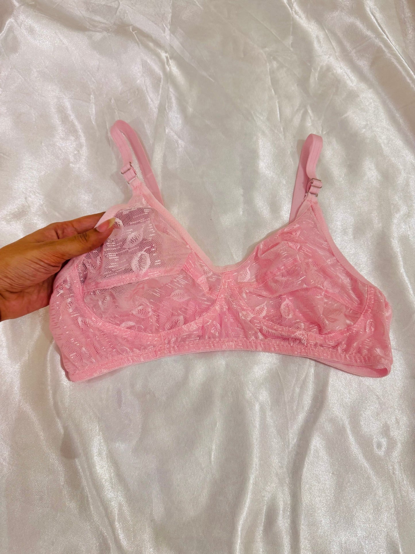 Summer Cotton Net Bra