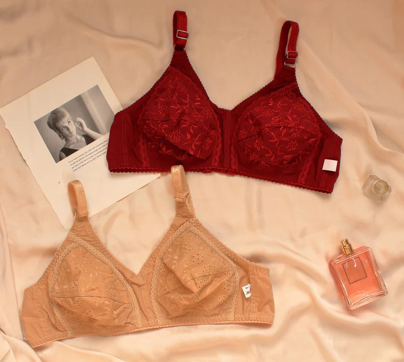 Pack OF 4 Chiken Molaii Cotton Bra