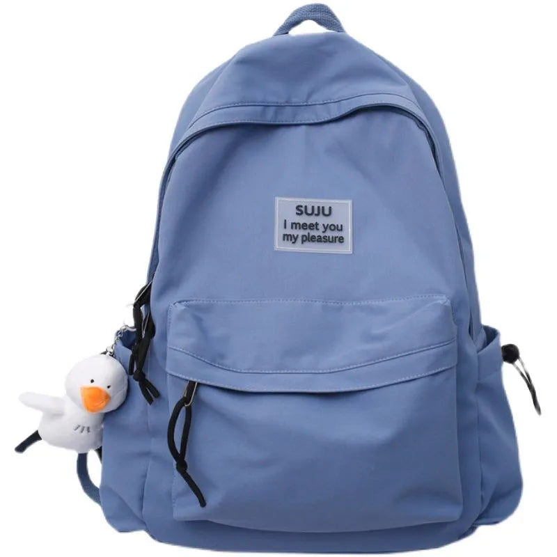 Korean waterproof backpack for school and college – Shoprozo (1)