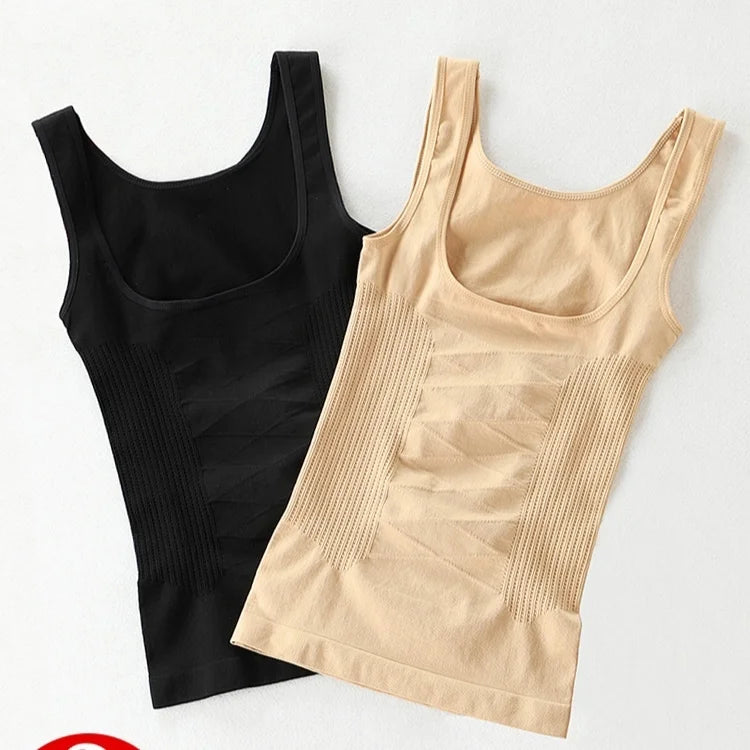 Women Fleece Body Warmer Body Inner Sleeveless Body Shaper