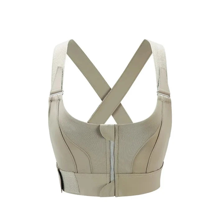 Front Zipper High Impact Sports Bra for Women in Pakistan