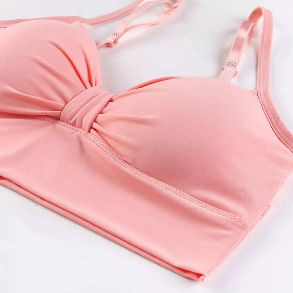 Pack Of 2 Seamless Adjustable Strap Knot Bra (30-36)