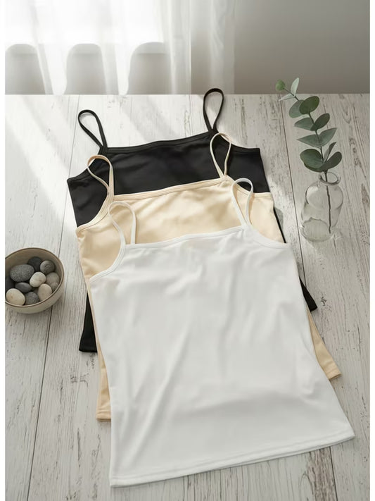 SHOPROZO Pack of 3 Camisole for Girls Tanktops for women Shameez