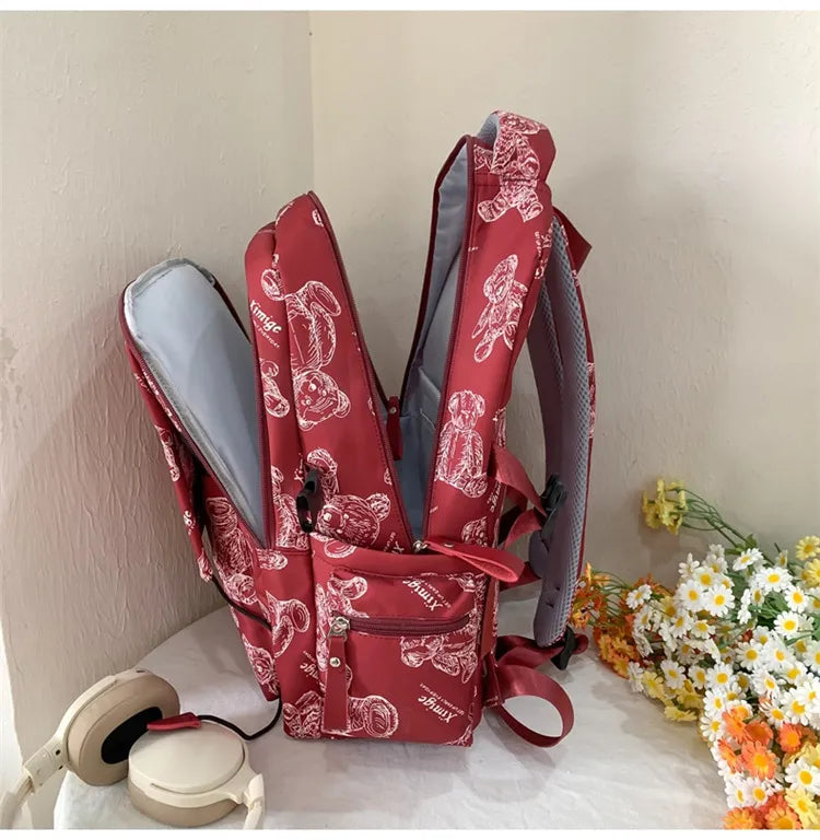 2025 School Bag For Girls College Students High school