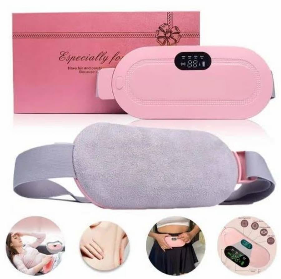 Lightweight portable menstrual heating pad