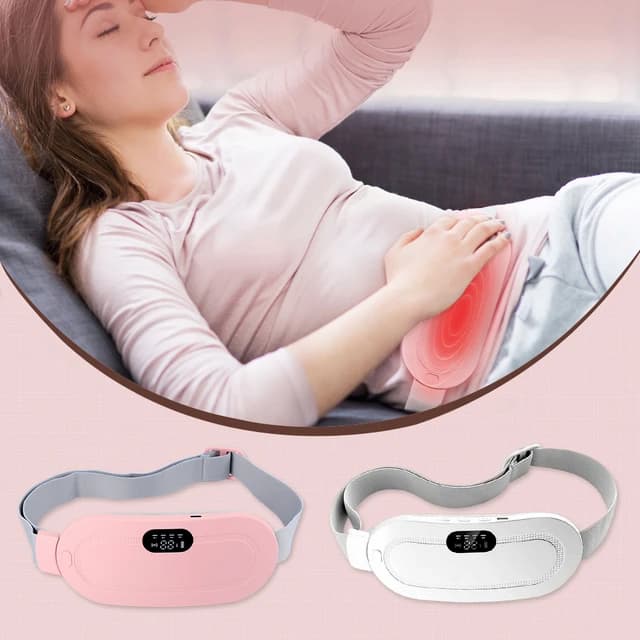 Period cramp relief belt for women and girls
