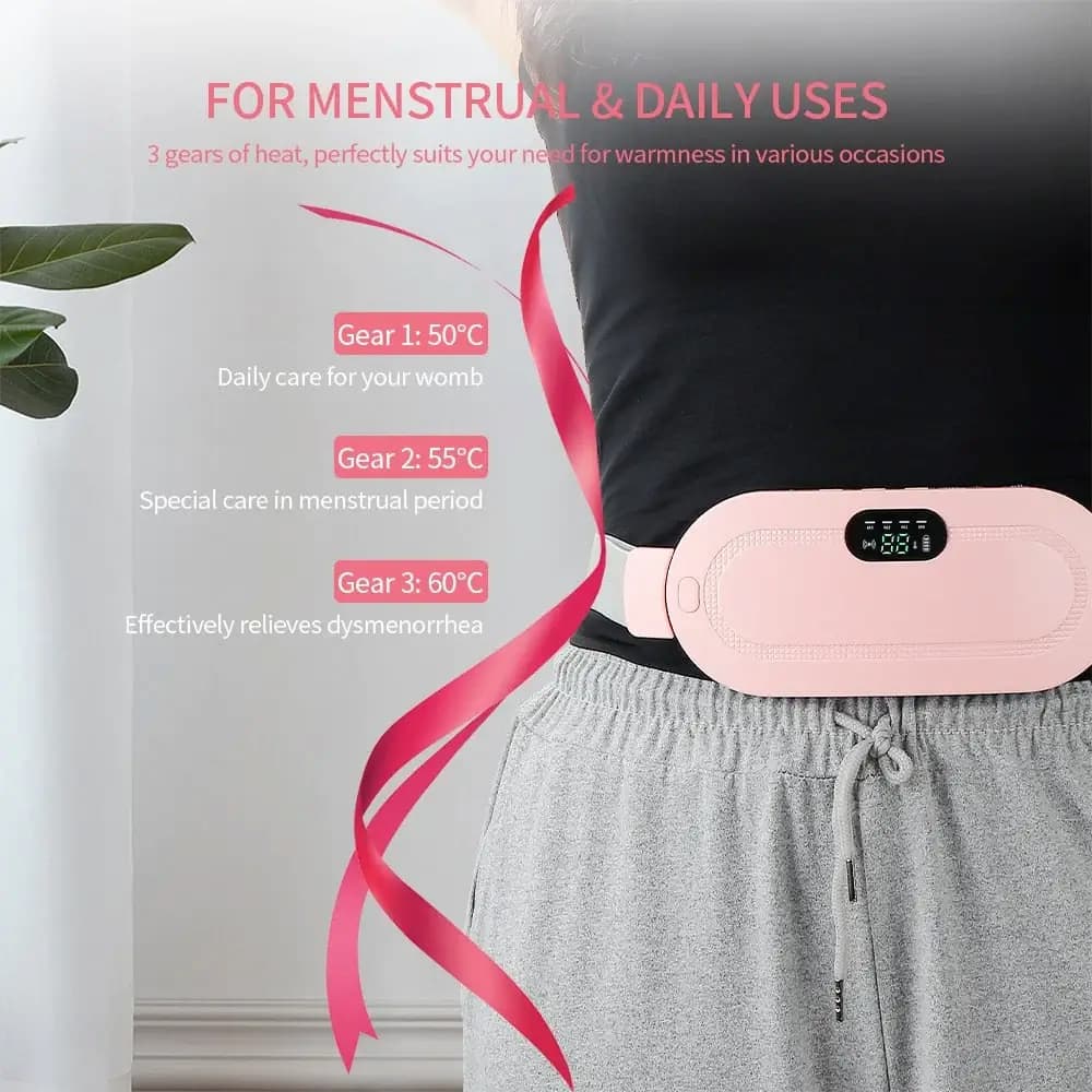 3 heat levels and 4 massage modes