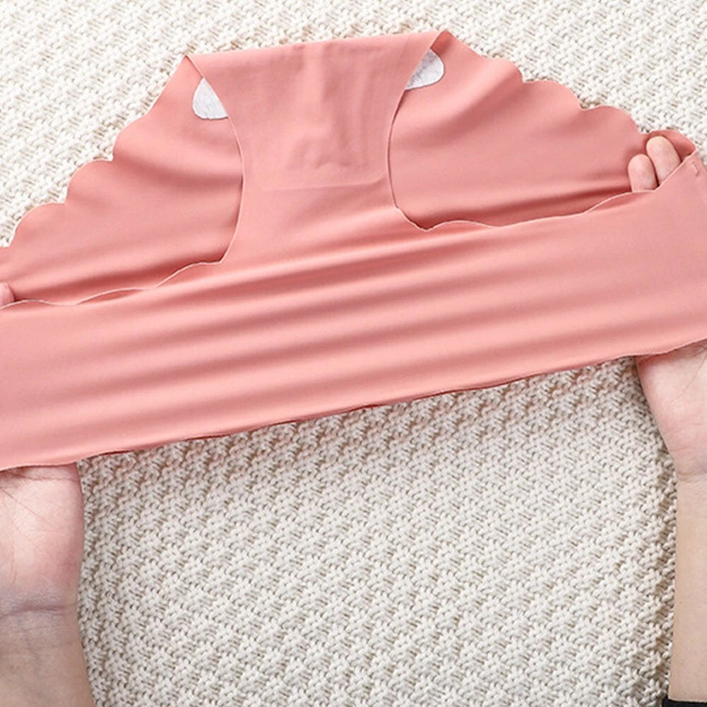 Seamless Panties Women Briefs Breathable Underwear Mid-waist Triangle Panties Women