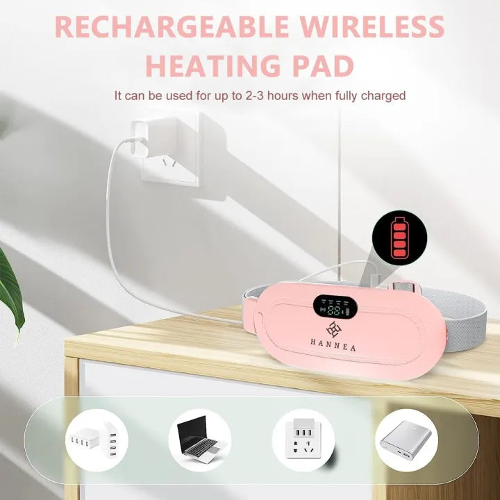USB rechargeable electric heating pad belt charging